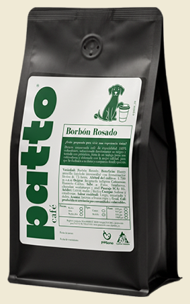 Empaque café Patto – Borbón Rosado